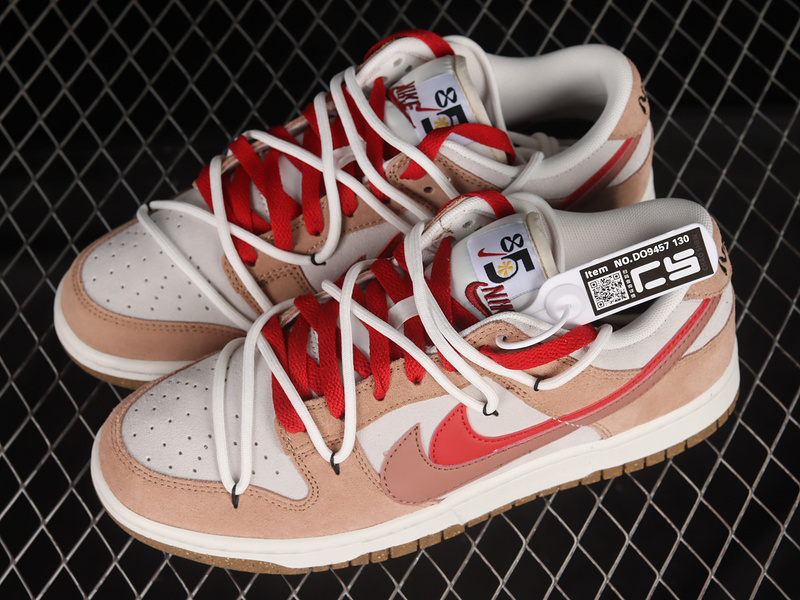 Sb Dunk Low 85 White/Brown/Pink 29