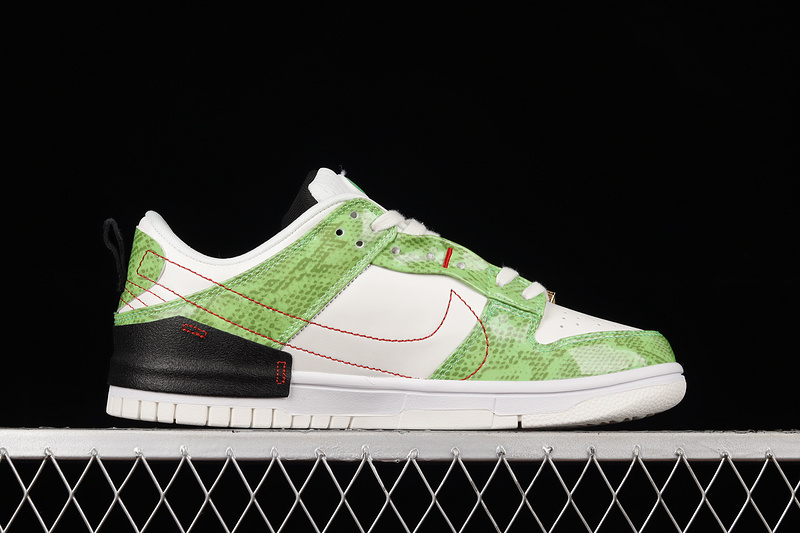 Wmns Dunk Low Disrupt 2 'Green Snakeskin'sail/Black/White 31