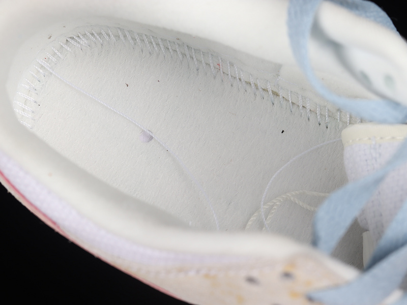 Dunk Low Suede "Pastels" White/Pink-Blue 27