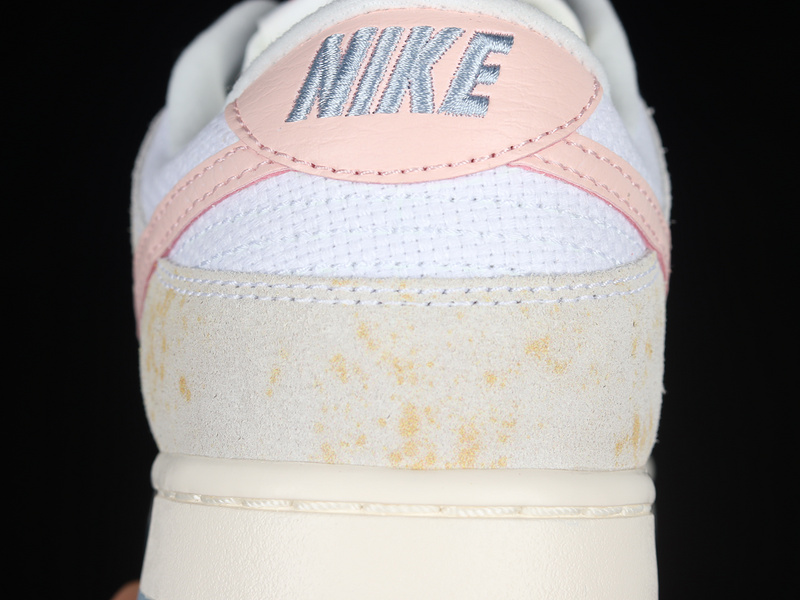 Dunk Low Suede "Pastels" White/Pink-Blue 31