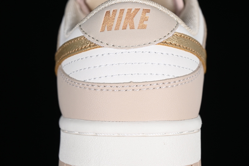 Dunk Low Gold Swoosh Phantom/Metallic Gold/Sanddrift/Sail 19