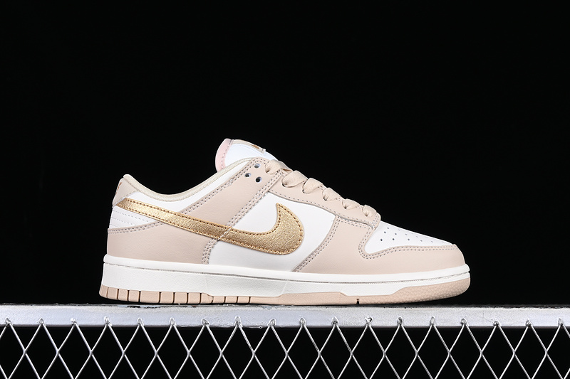 Dunk Low Gold Swoosh Phantom/Metallic Gold/Sanddrift/Sail 25