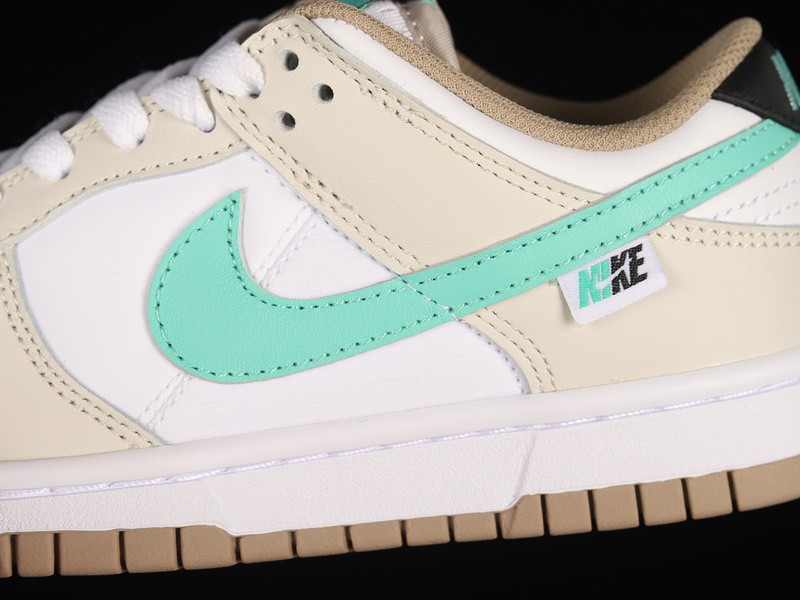 Dunk Low Split Seam White Tan Mint White/Tan-Mint 13