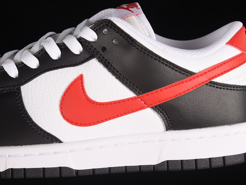 Dunk Low Black/University Red/White 23