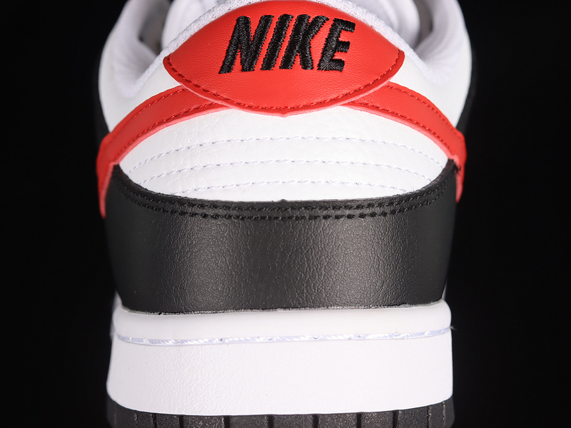 Dunk Low Black/University Red/White 25