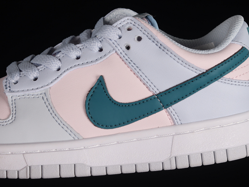 Dunk Low Gs Football Grey/Mineral Teal/Pearl Pink 13