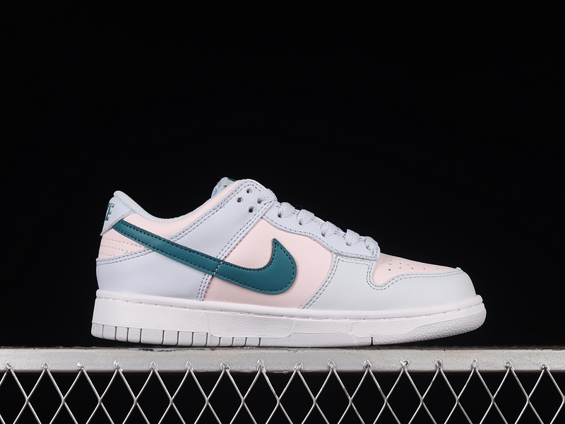 Dunk Low Gs Football Grey/Mineral Teal/Pearl Pink 31