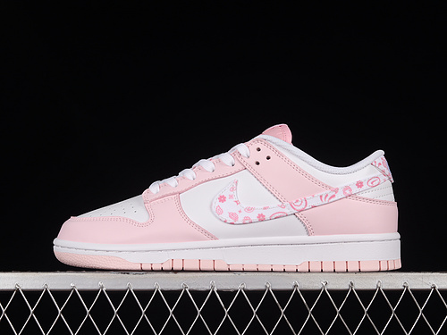 Dunk Low Sb Pink Paisley White/Medium Soft Pink/Pearl Pink 17