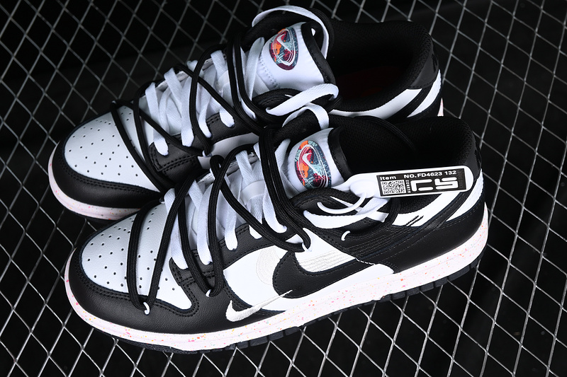 Dunk Low Multi Color White/Black 17