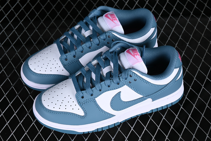 Dunk Low Sb White/Noise Aqua/Pinksicle 17