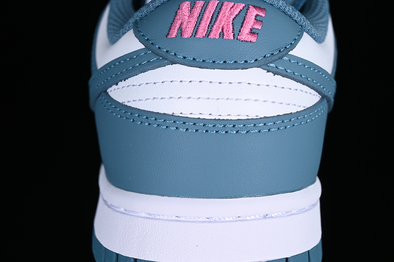 Dunk Low Sb White/Noise Aqua/Pinksicle 27