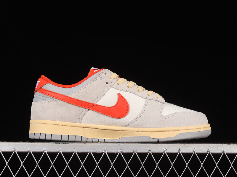 Dunk Low Athletic Department /Photon Dust/Light Smoke Grey/ Red 27