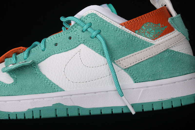 Sb Dunk Low Cyan-Blue/White/Orange 7