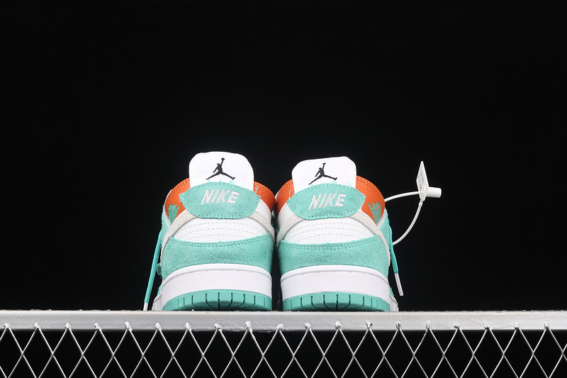 Sb Dunk Low Cyan-Blue/White/Orange 17