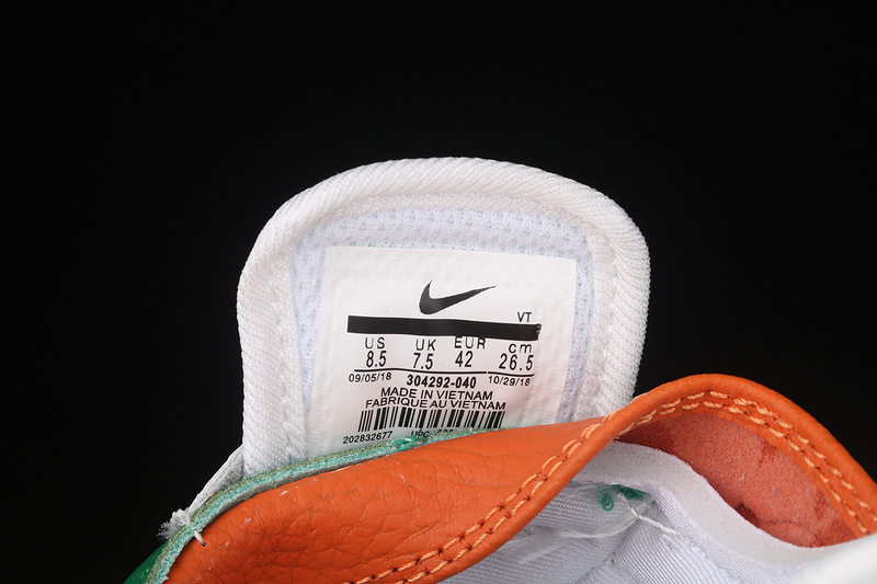 Sb Dunk Low White/Green/Orange 23