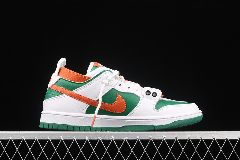 Sb Dunk Low White/Green/Orange 25