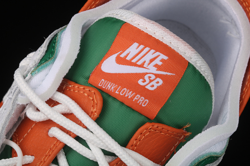 Sb Dunk Low White/Green/Orange 27