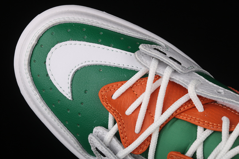 Sb Dunk Low White/Green/Orange 31