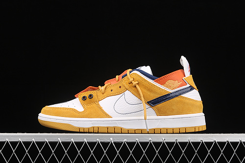 Sb Dunk Low Yellow/Orange/White-Navy Blue 19