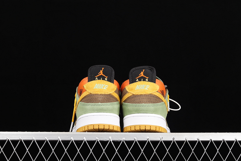 Sb Dunk Low Pro Green/Brown/White-Orange 21