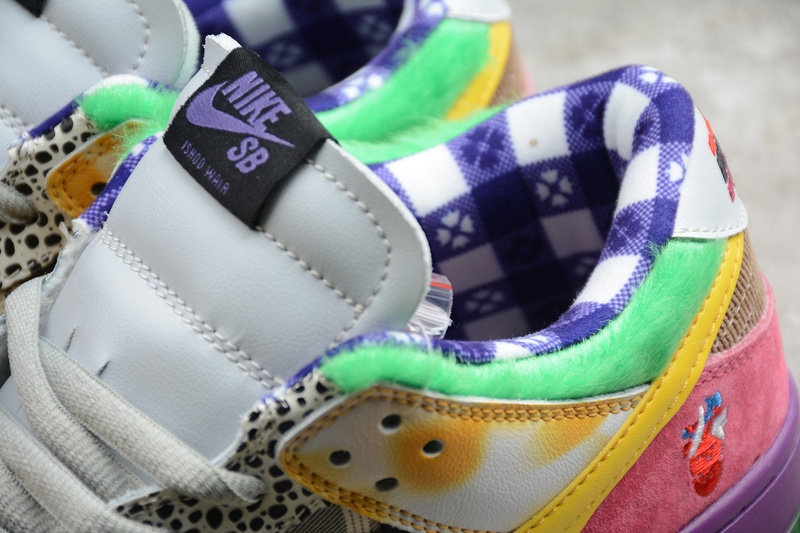 Sb Dunk Low Pro Iw Purple/Yellow-Violet-Pink 21