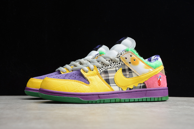 Sb Dunk Low Pro Iw Purple/Yellow-Violet-Pink 31