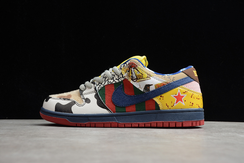 Sb Dunk Low Pro Navy Blue/Multi-Color 23