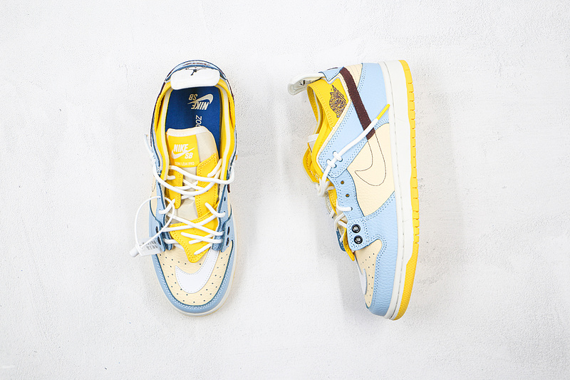 Sb Dunk Low Pro Light Blue/Yellow/White 7