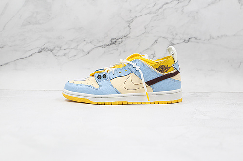 Sb Dunk Low Pro Light Blue/Yellow/White 9