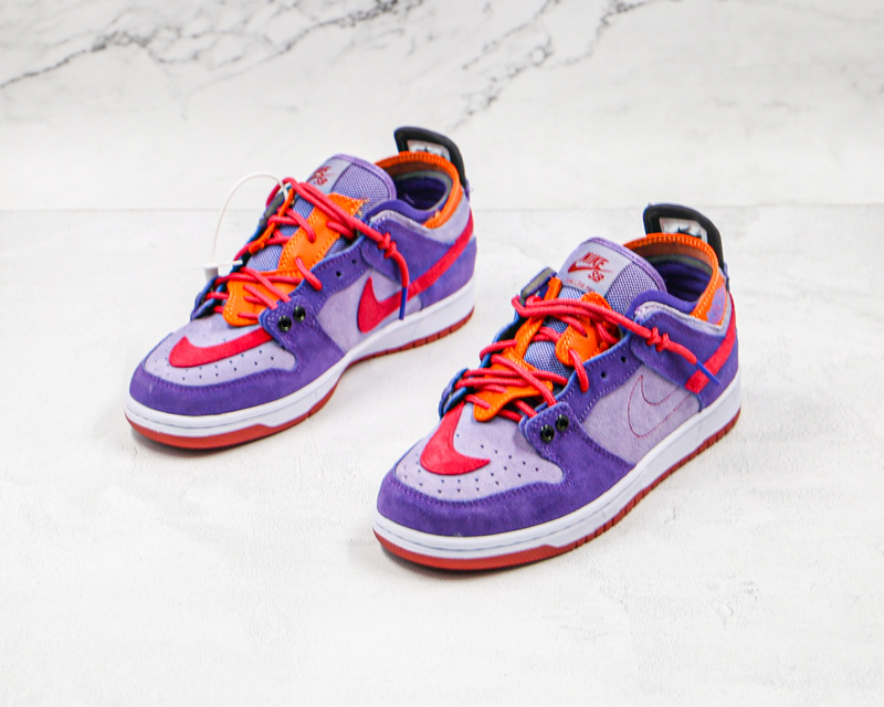 Sb Dunk Low Pro Purple/White/Red 15