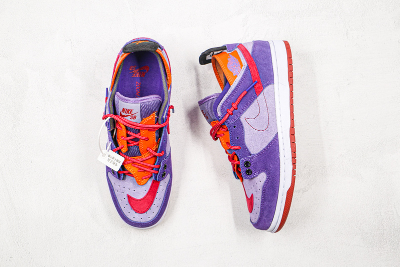 Sb Dunk Low Pro Purple/White/Red 17