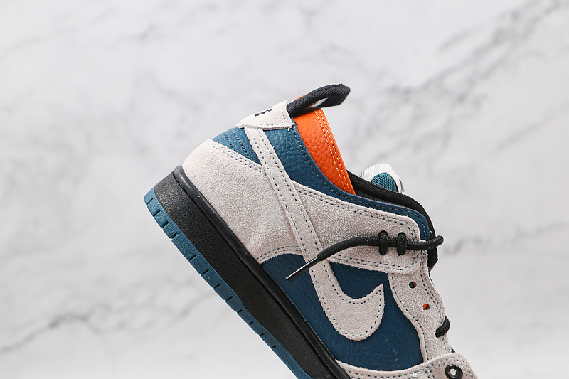 Sb Dunk Low Pro Blue/White/Orange-Black 19