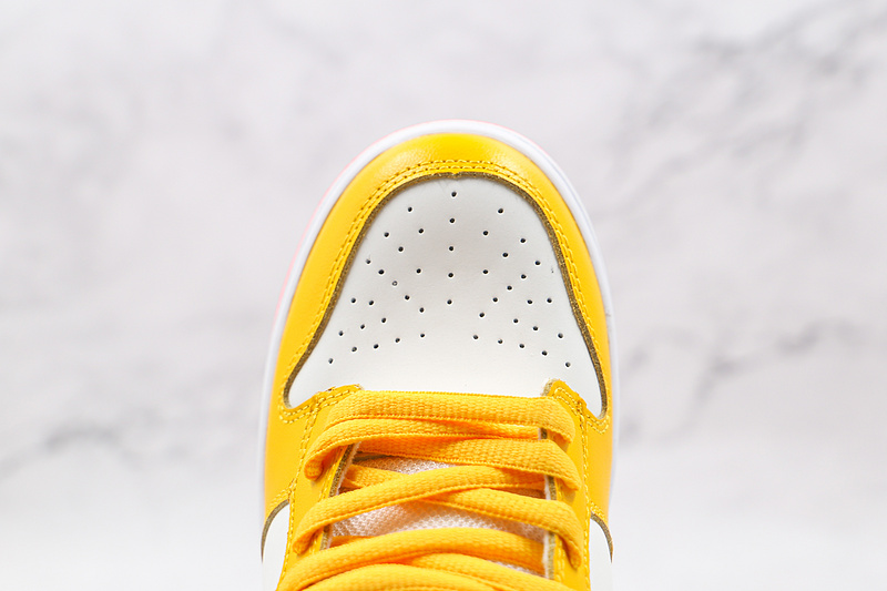 Sb Dunk Low Samba White/Yellow-Pink 3