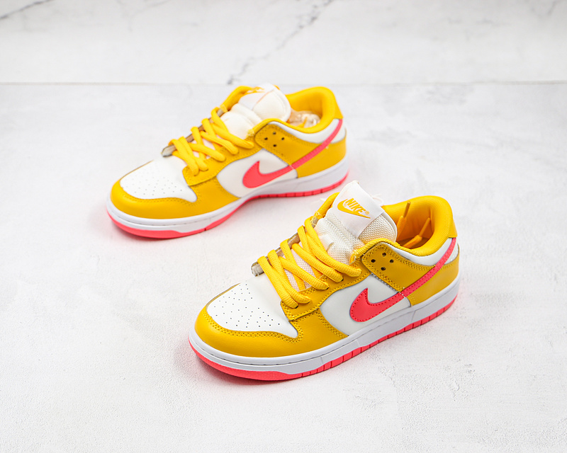 Sb Dunk Low Samba White/Yellow-Pink 7