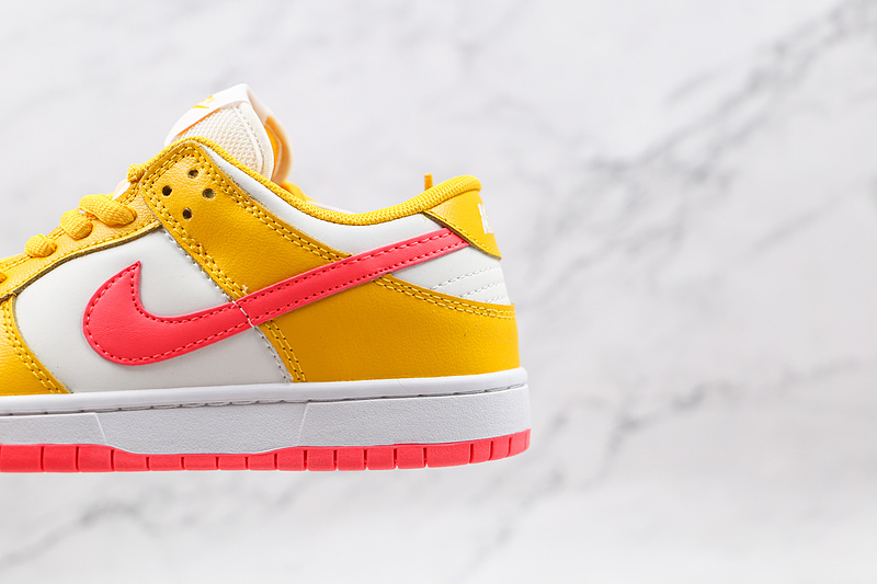 Sb Dunk Low Samba White/Yellow-Pink 15