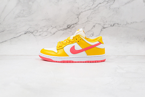 Sb Dunk Low Samba White/Yellow-Pink 17