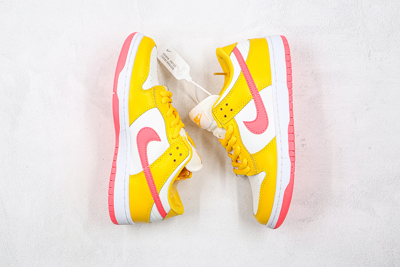 Sb Dunk Low Samba White/Yellow-Pink 19