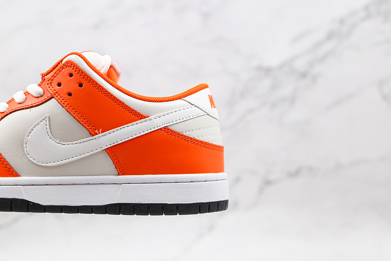 Sb Dunk Low Pro White/White/Orange 11