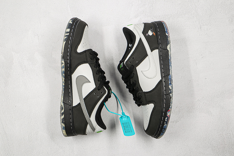 Sb Dunk Low Pro Og Qs Panda Pigeon Black/White-Green Gusto 13