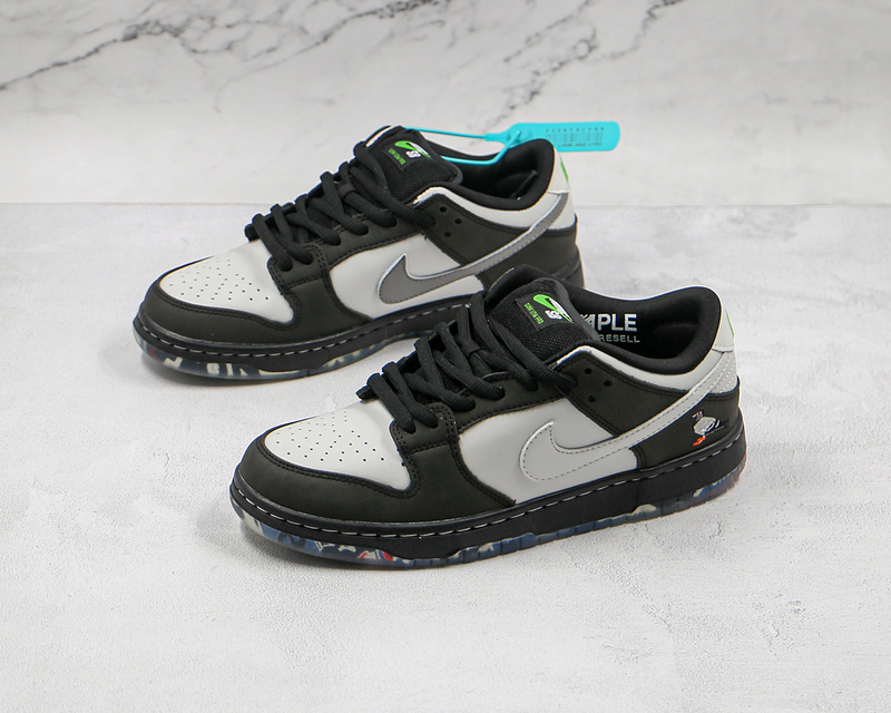 Sb Dunk Low Pro Og Qs Panda Pigeon Black/White-Green Gusto 15