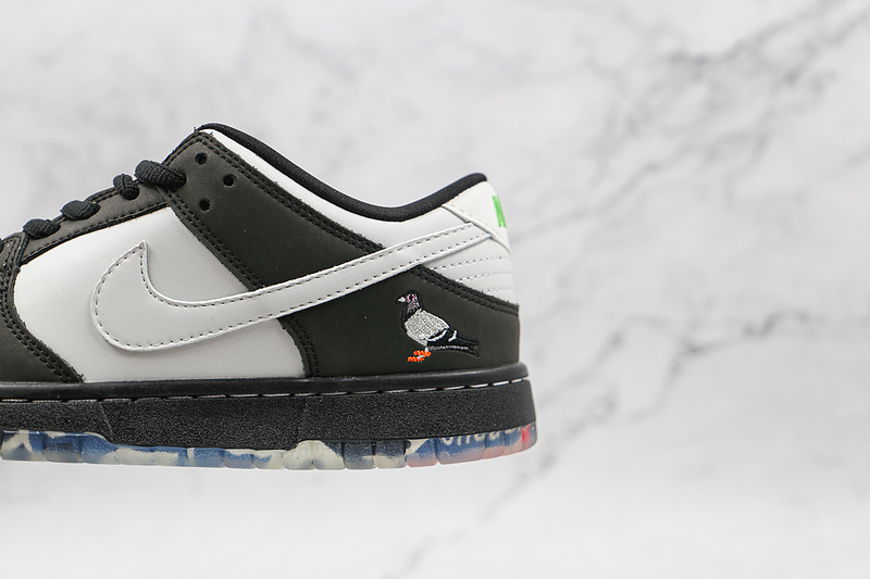 Sb Dunk Low Pro Og Qs Panda Pigeon Black/White-Green Gusto 19