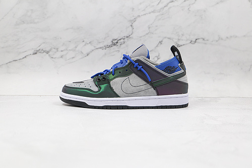 Sb Dunk Low Pro Dark Grey/Light Grey/Blue 17