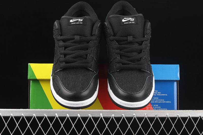 Wasted Youth X Dunk Low Sb Black Denim Black/University Red-[Unsiex:36-47.5 25