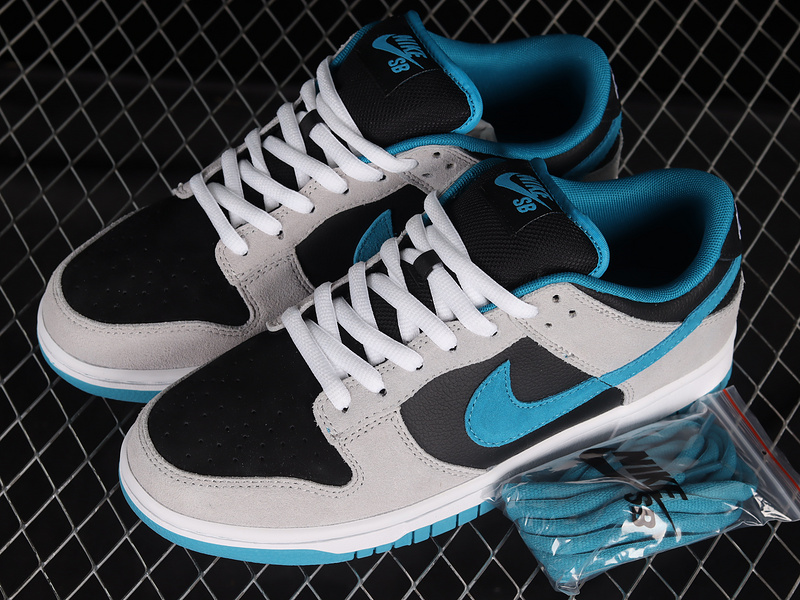 Dunk Low Sb Gray/Black/Blue 27