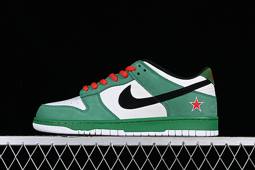 Dunk Low Pro Sb Heineken Classic Green/Black-White-Red 15