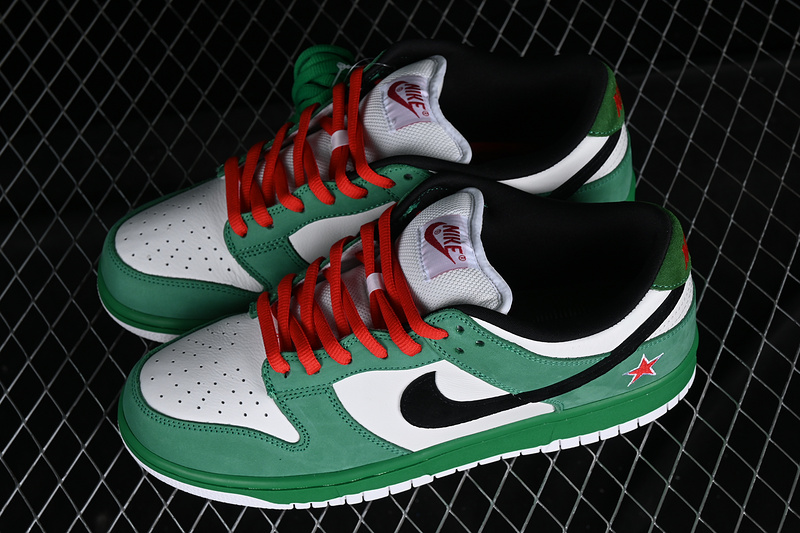 Dunk Low Pro Sb Heineken Classic Green/Black-White-Red 21