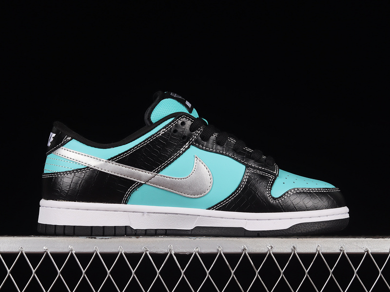 Diamond Supply Co X Dunk Low Pro Sb Tiffany Aqua/Chrome 15