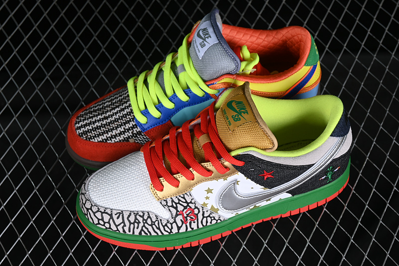 Sb Dunk Low What The Dunk White/Black/Red/Sliver 19