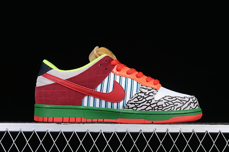 Sb Dunk Low What The Dunk White/Black/Red/Sliver 31