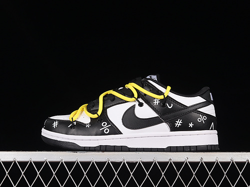 Dunk Low White/Black 7